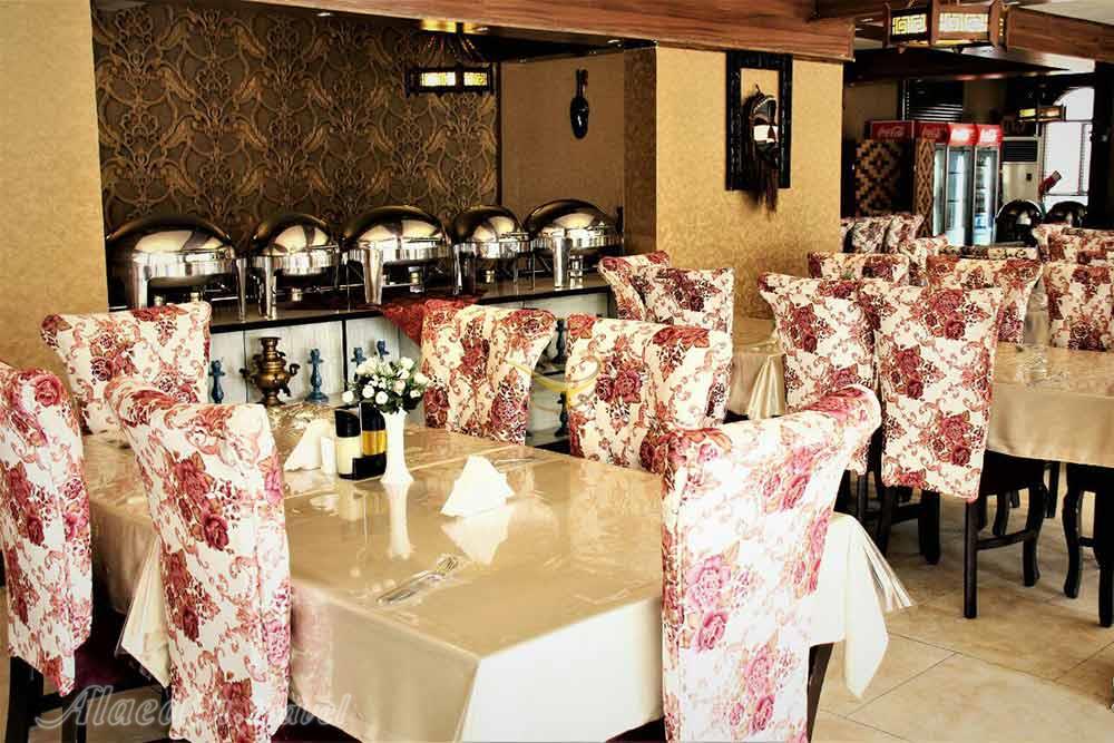 رستوران هتل 3 ستاره نخل آبادان | علاءالدین تراول