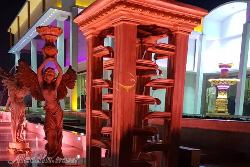 نمای شب هتل کاخ امیران چالوس | علاءالدین تراول