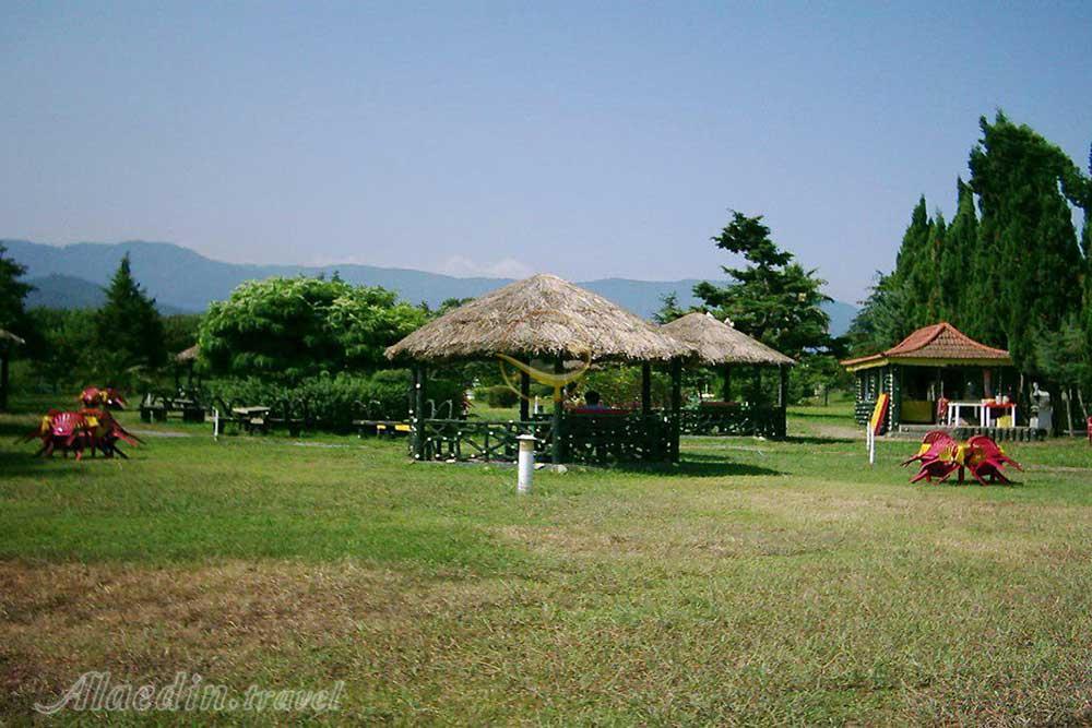 محوطه هتل پنج ستاره پارسيان آزادی خزر (هایت) چالوس | علاءالدین تراول