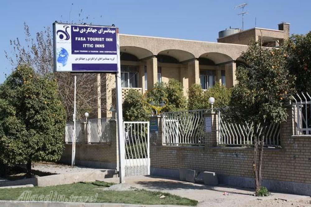 نمای مهمانسرای جهانگردی فسا | علاءالدین تراول