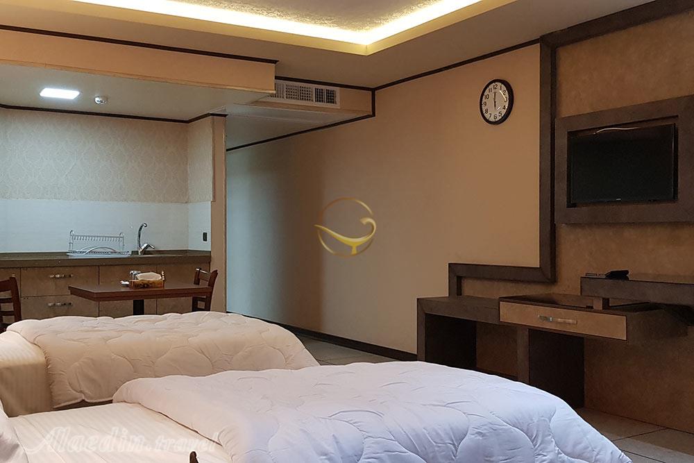 اتاق دو تخته تویین هتل 3 ستاره باران اصفهان | علاءالدین تراول