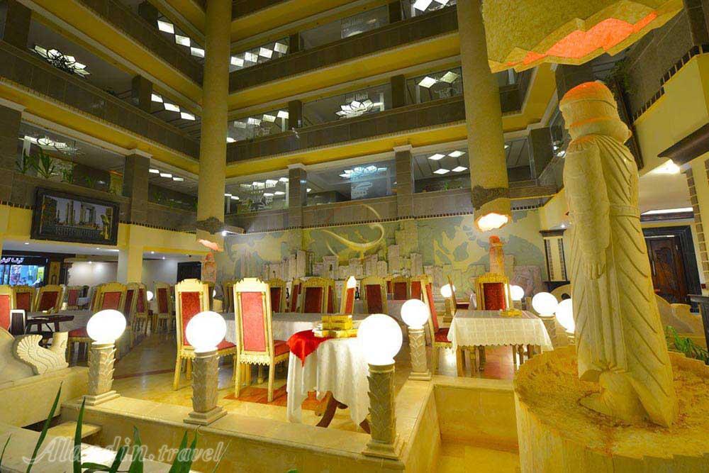 رستوران هتل پنچ ستاره داریوش کیش | علاءالدین تراول