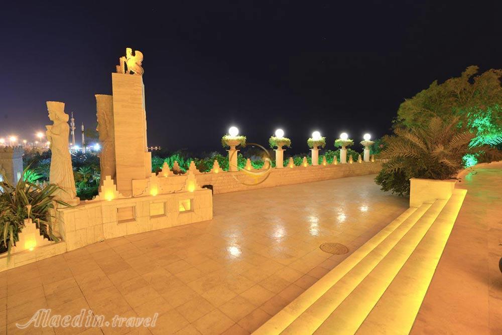 نمای تراس هتل پنج ستاره داریوش کیش | علاءالدین تراول