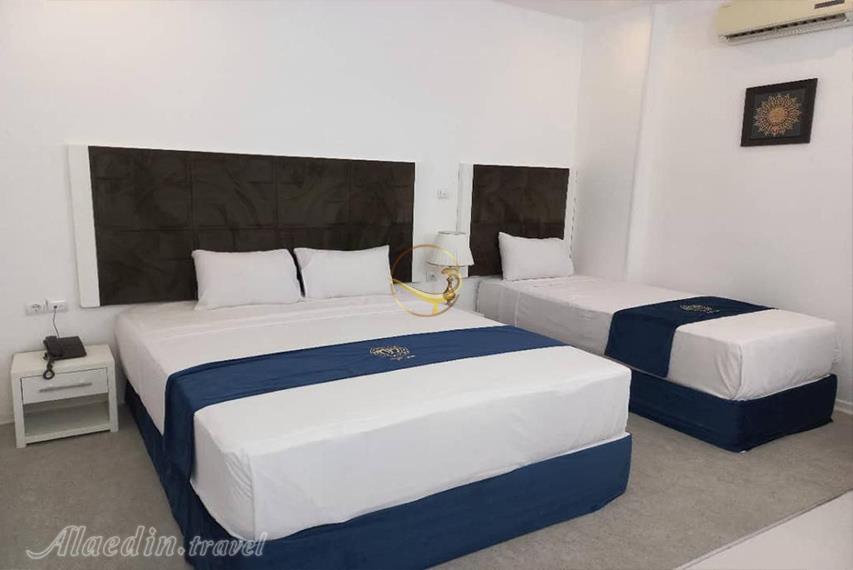 اتاق های هتل سه ستاره الوند مشهد | علاءالدین تراول