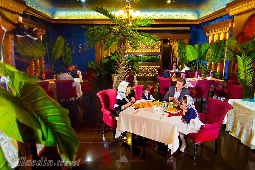 رستوران فیروزه هتل درویشی مشهد | علاءالدین تراول