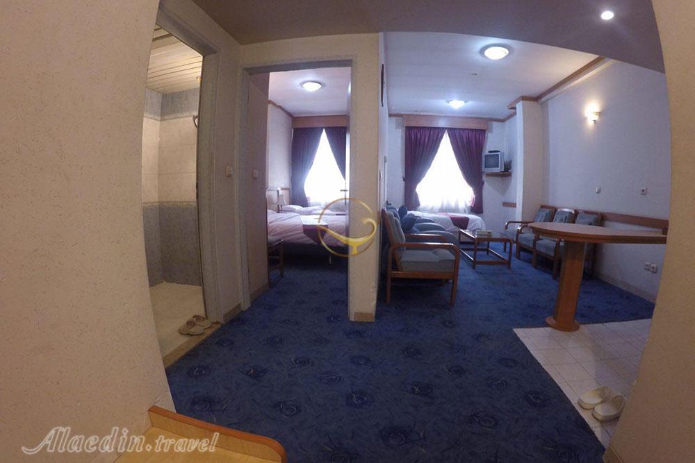 اتاق هتل 3 ستاره گلستان مشهد | علاءالدین تراول