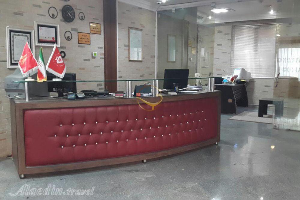 پذیرش هتل آپارتمان مشکات مشهد | علاءالدین تراول