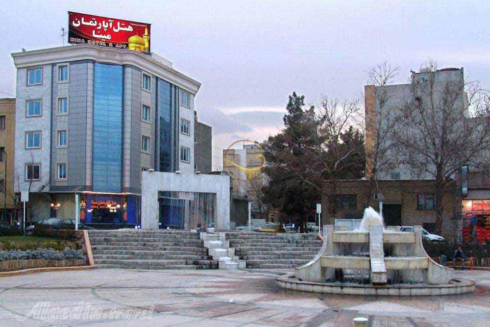 نمای هتل آپارتمان مینا مشهد | علاءالدین تراول
