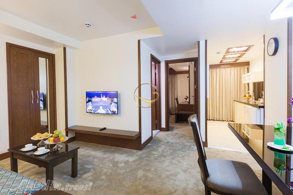 آپارتمان یک خوابه  هتل 4 ستاره نگین پاسارگاد مشهد | علاءالدین تراول