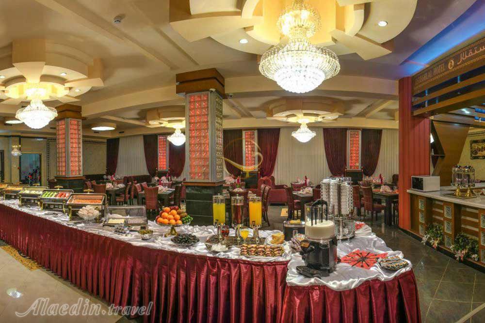 رستوران هتل 4 ستاره استقلال قم | علاءالدین تراول