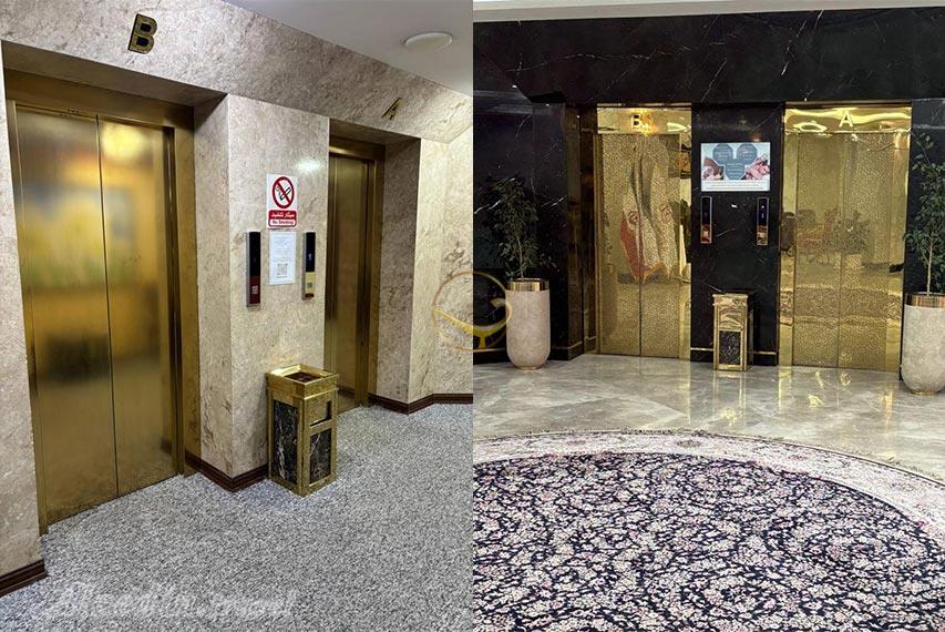 آسانسورهای هتل مهسان قم | علاالدین تراول