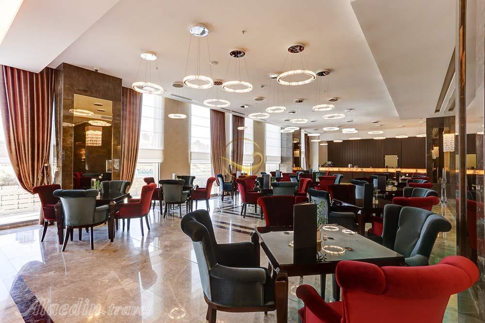 کافی شاپ هتل 5 ستاره کایا لاله پارک تبریز | علاءالدین تراول