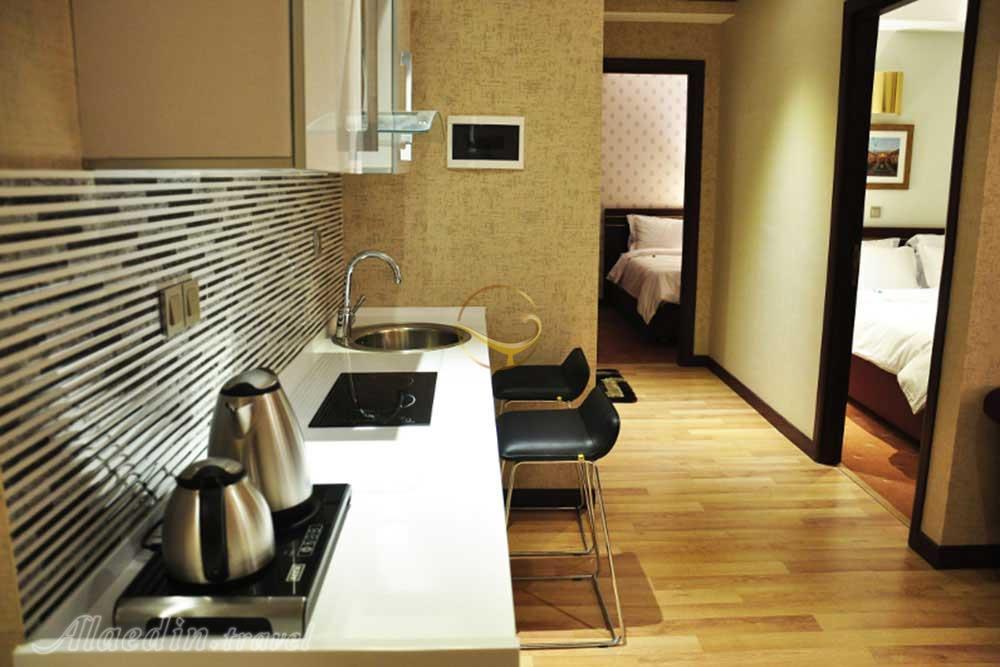 آپارتمان دو خوابه 4 نفره هتل 4 ستاره تاج محل تهران | علاءالدین تراول