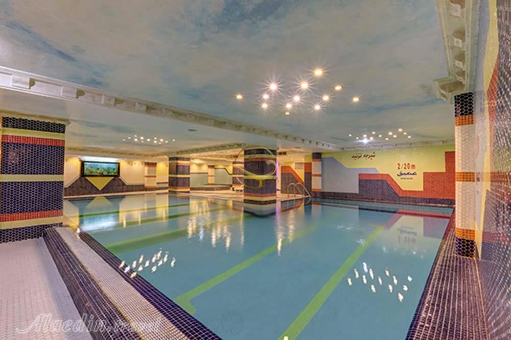 استخر هتل 4 ستاره بزرگ تهران | علاءالدین تراول
