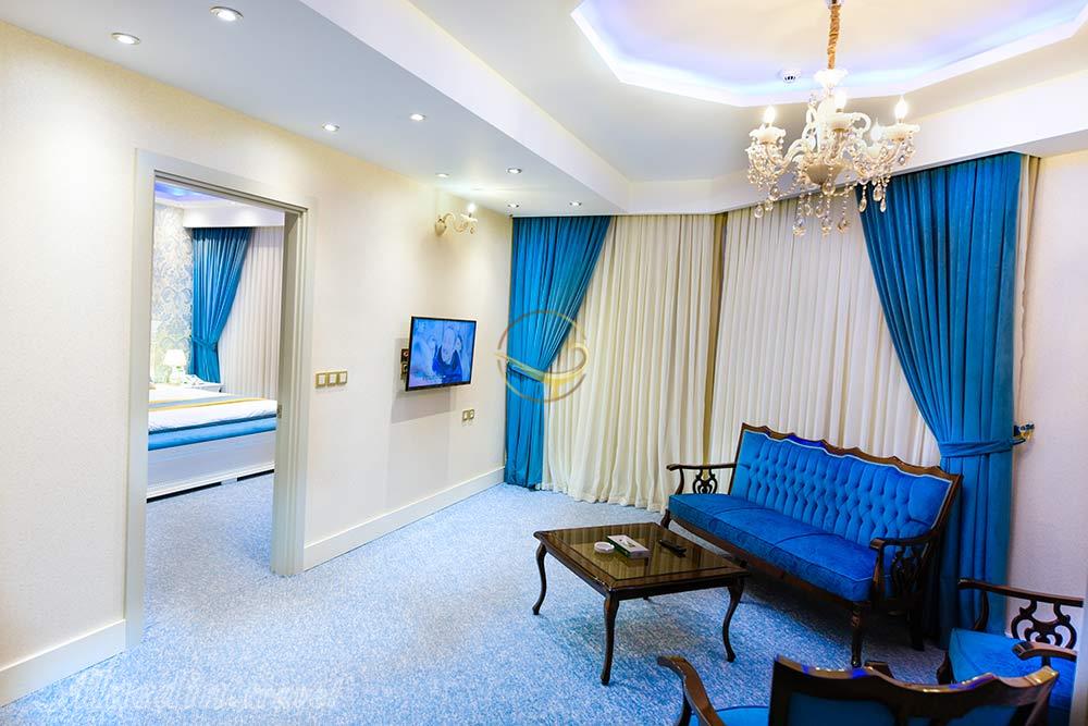 اتاق های هتل 5 ستاره ارگ جدید یزد | علاءالدین تراول