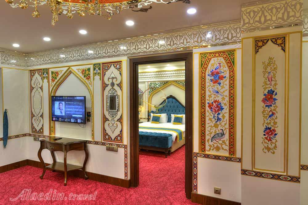 اتاق های هتل 5 ستاره ارگ جدید یزد | علاءالدین تراول