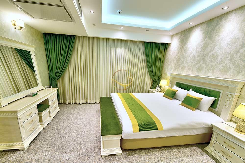 اتاق های هتل 5 ستاره ارگ جدید یزد | علاءالدین تراول