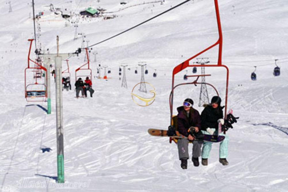 پیست اسکی دیزین کرج | علاءالدین تراول