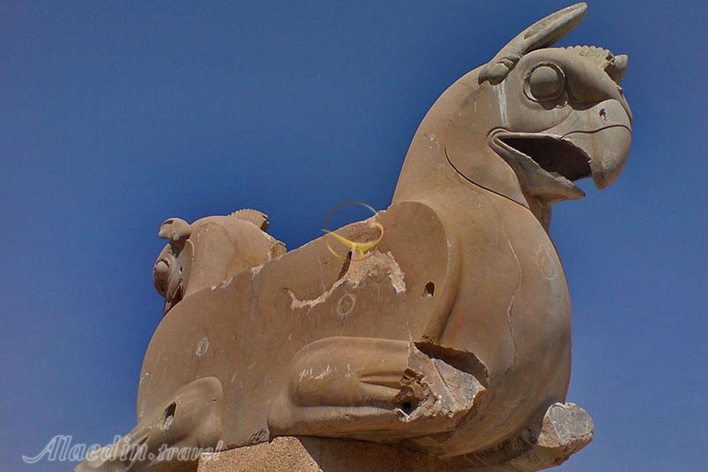 سر ستون دال تخت جمشید | علاءالدین تراول