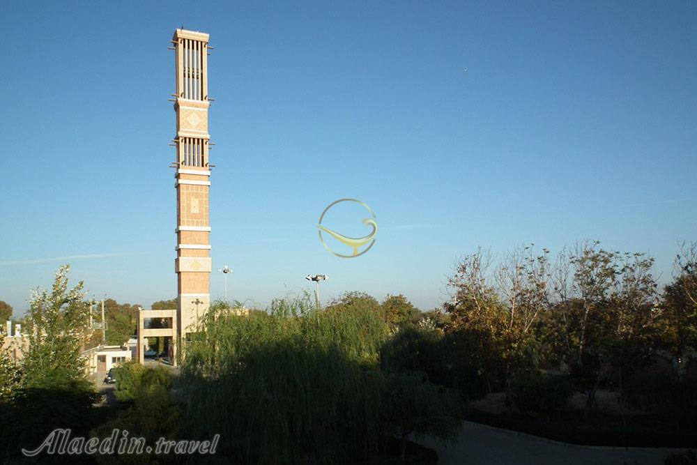 برج بادگیر شکیب در مهریز | علاءالدین تراول