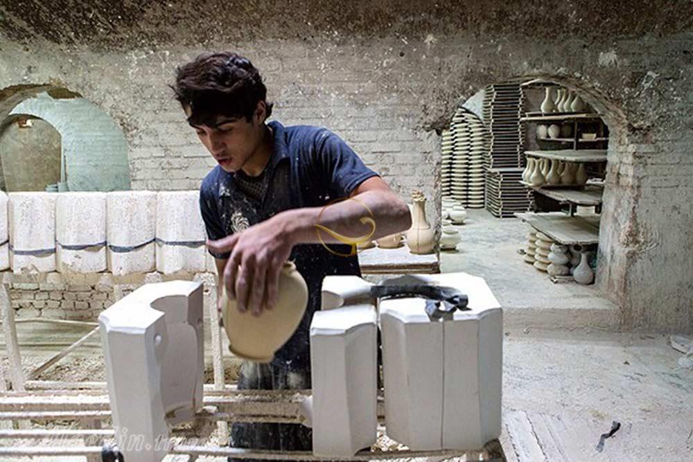 کارگاه های سرامیک سازی میبد | علاءالدین تراول