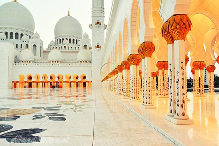 مسجد شیخ زاید ابوظبی - امارت متحده عربی
