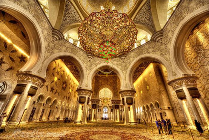 مسجد شیخ زاید ابوظبی - امارت متحده عربی