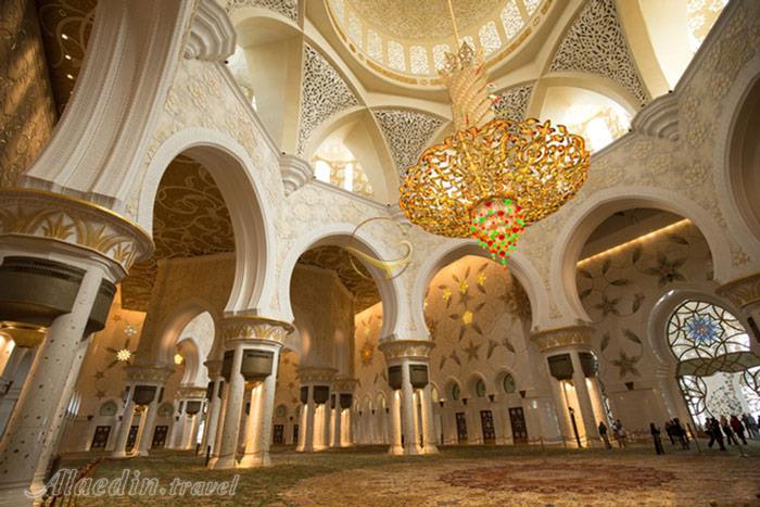 مسجد شیخ زاید ابوظبی - امارت متحده عربی