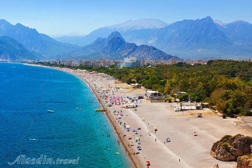 ساحل کنیالتی در آنتالیا - ترکیه | علاءالدین تراول