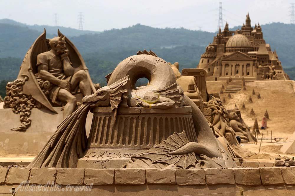 سرزمین شنی (سندلند) در آنتالیا - ترکیه | علاءالدین تراول