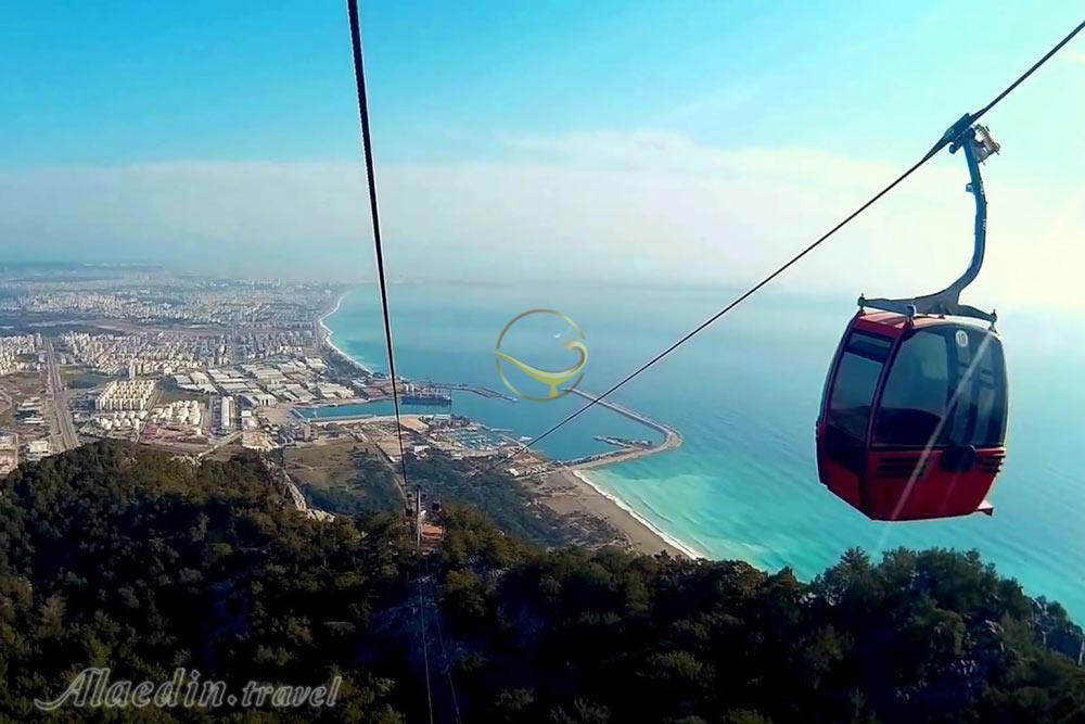 تله کابین تونک تپه در آنتالیا - ترکیه | علاءالدین تراول