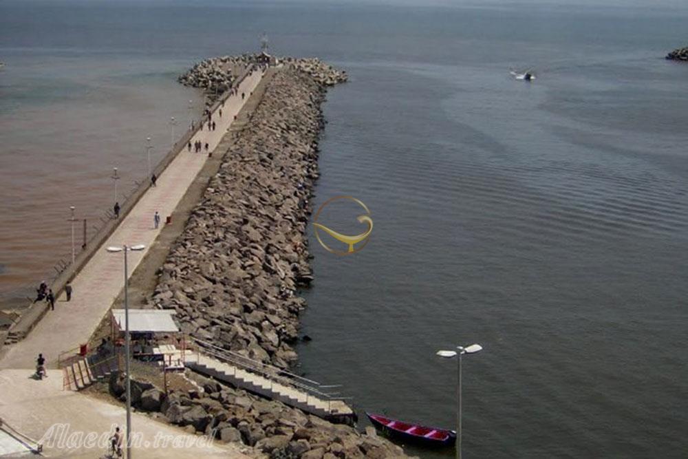 موج شکن بندرانزلی | علاءالدین تراول