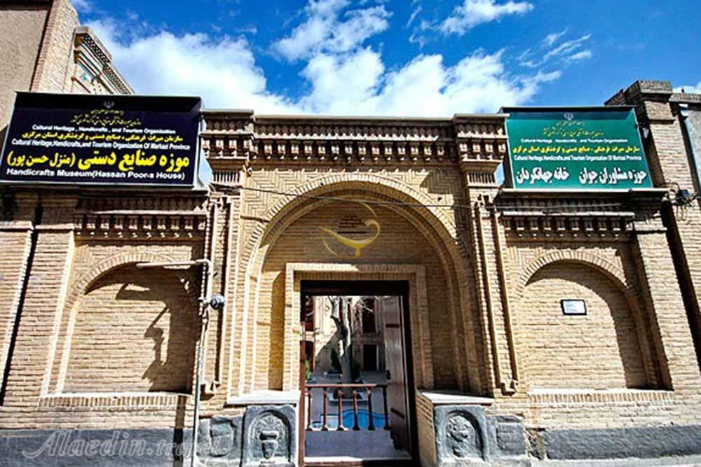 درب ورودی خانه حسن پور اراک | علاءالدین تراول