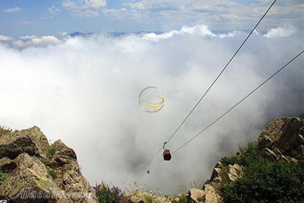 تله کابین گردنه حیران در آستارا | علاءالدین تراول