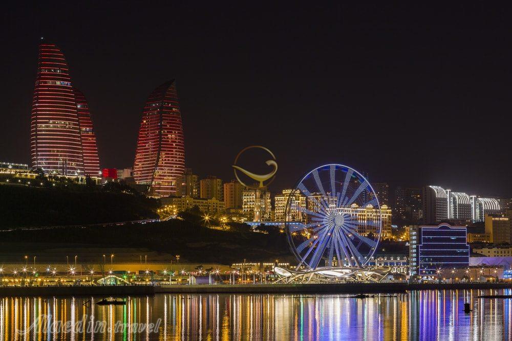 چرخ و فلک چشم باکو - جمهوری آذربایجان | علاءالدین تراول