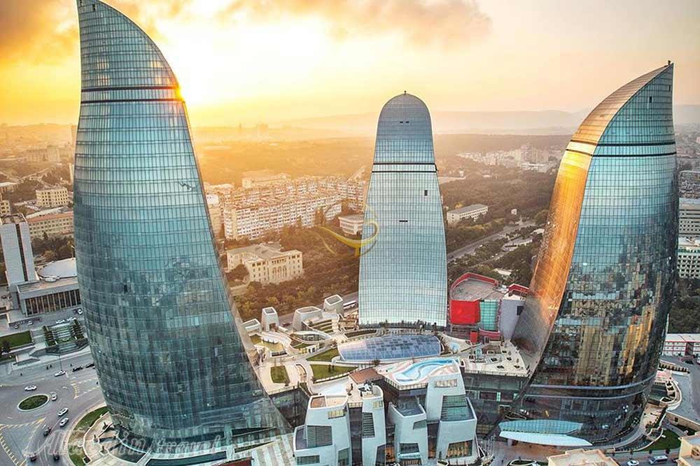 برج های شعله باکو - جمهوری آذربایجان | علاءالدین تراول