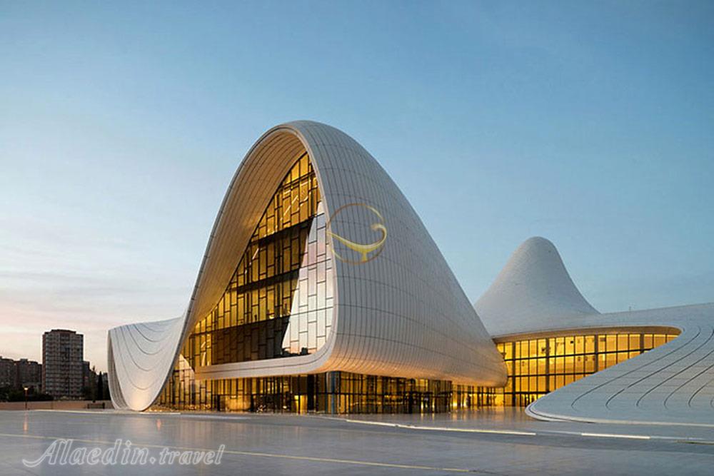 مرکز فرهنگی حیدر علی اف باکو - جمهوری آذربایجان | علاءالدین تراول