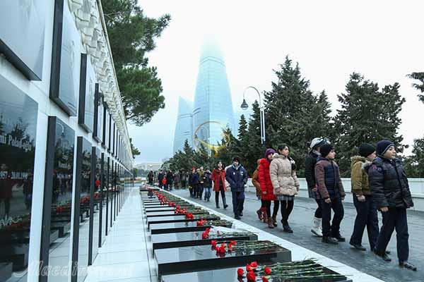 خیابان شهدا باکو - جمهوری آذربایجان