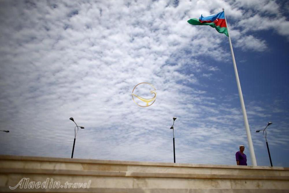 میدان پرچم باکو - جمهوری آذربایجان | علاءالدین تراول