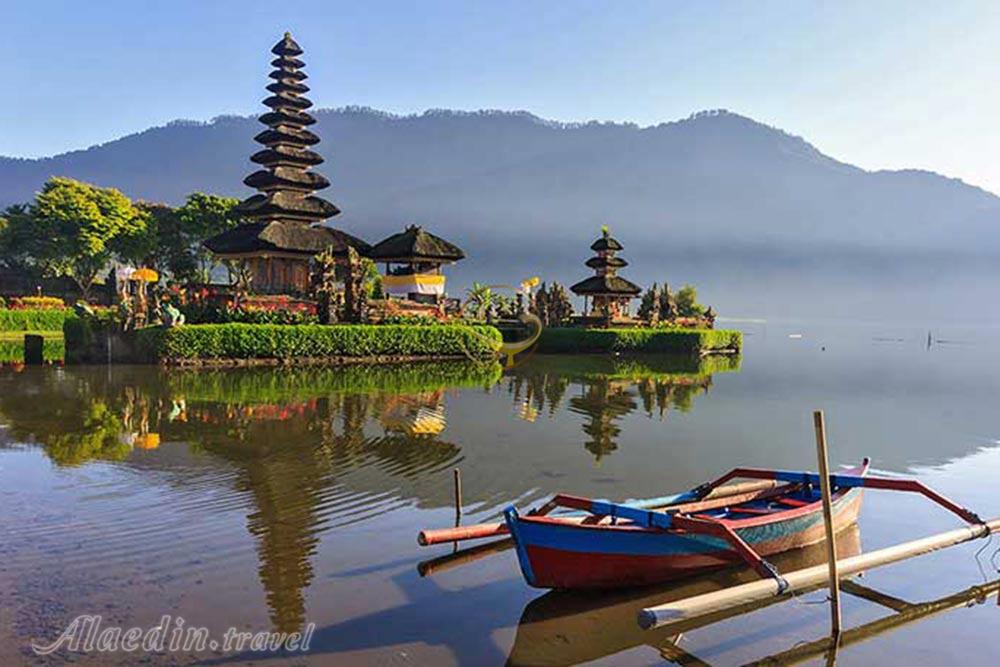 معبد اولون دانو براتان در بالی - اندونزی | علاءالدین تراول