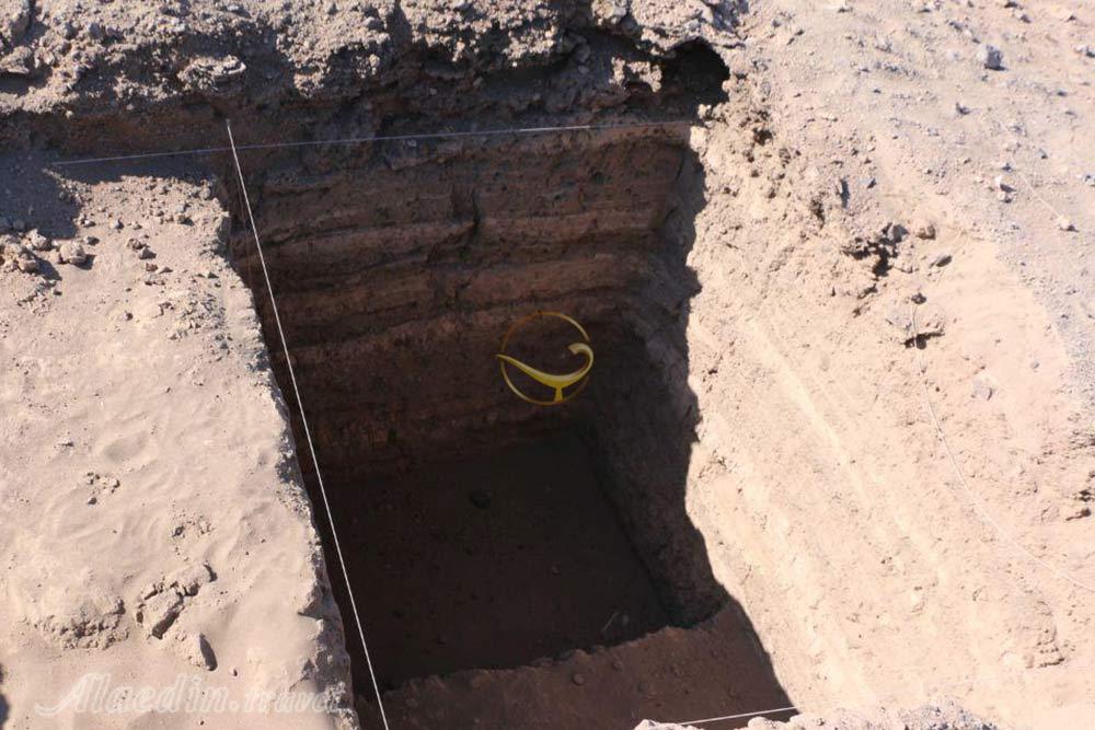 تل آتشین دارستان در بم | علاءالدین تراول