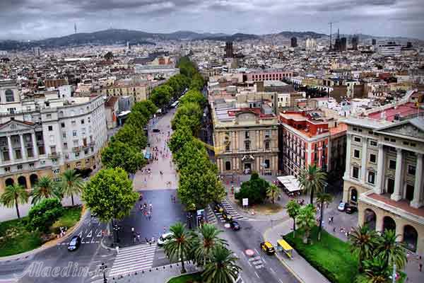 خیابان لارامبلا بارسلونا - اسپانیا