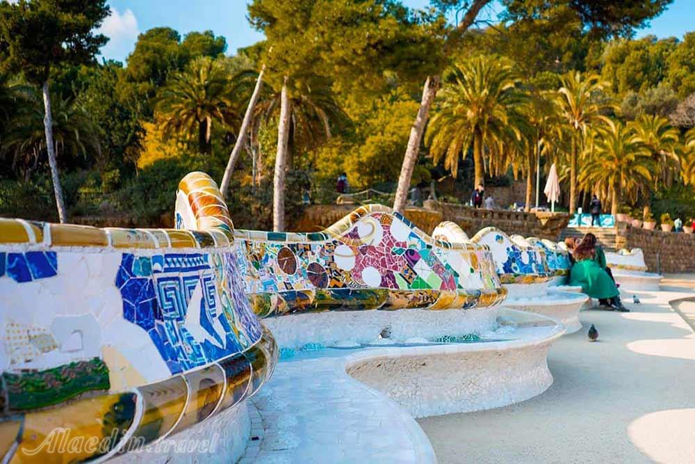 پارک گوئل بارسلون - اسپانیا | علاءالدین تراول