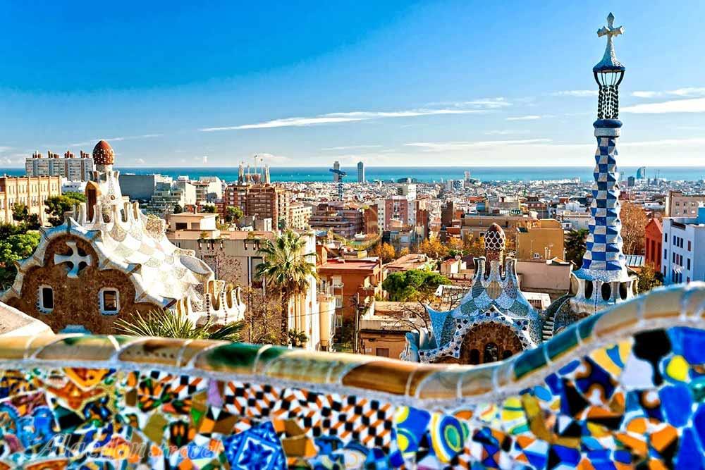 پارک گوئل بارسلون - اسپانیا | علاءالدین تراول