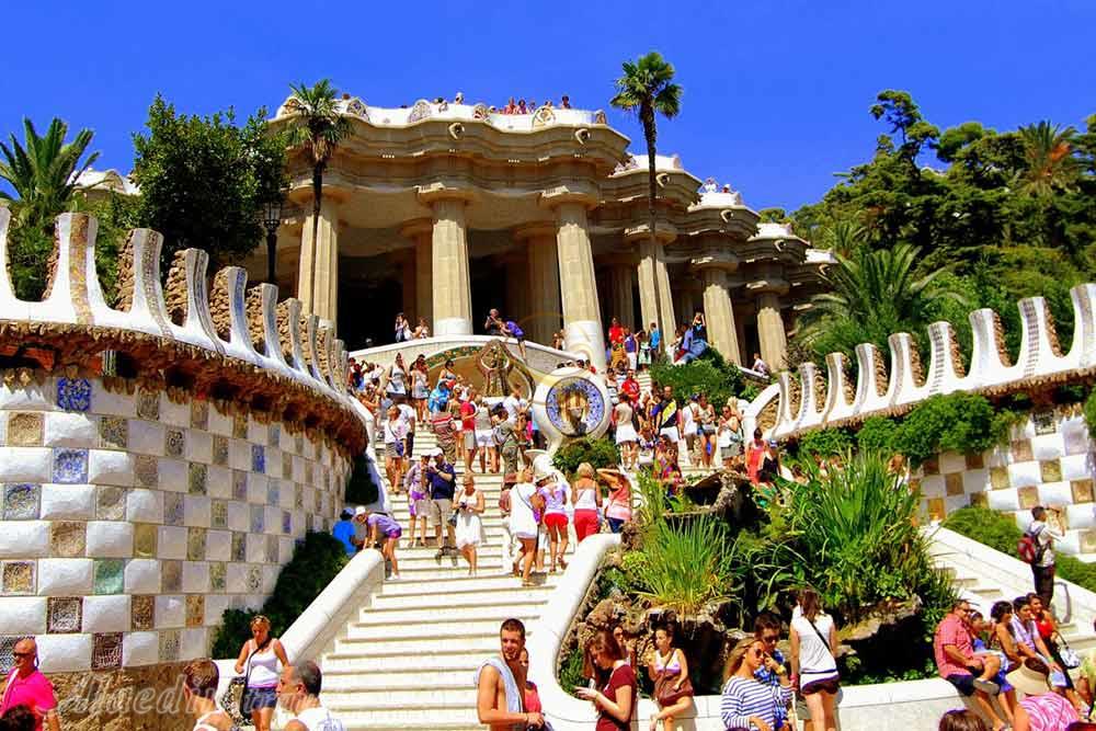 پارک گوئل بارسلون - اسپانیا | علاءالدین تراول