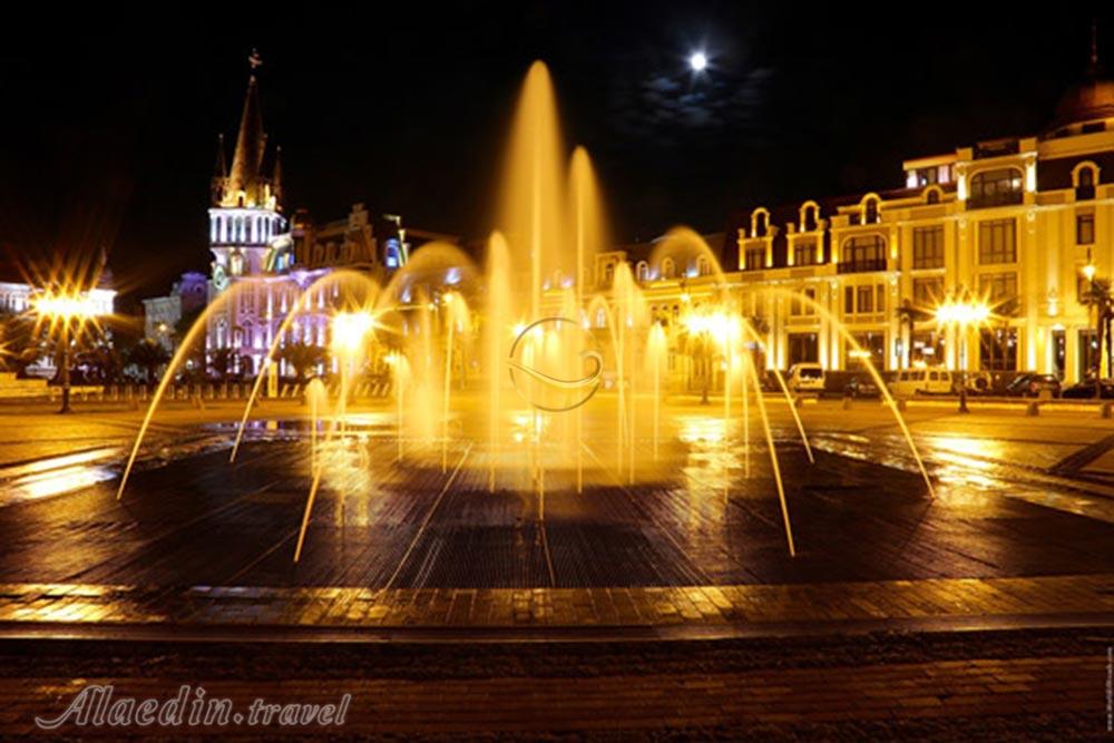 آبنمای رقصان در باتومی - گرجستان | علاءالدین تراول