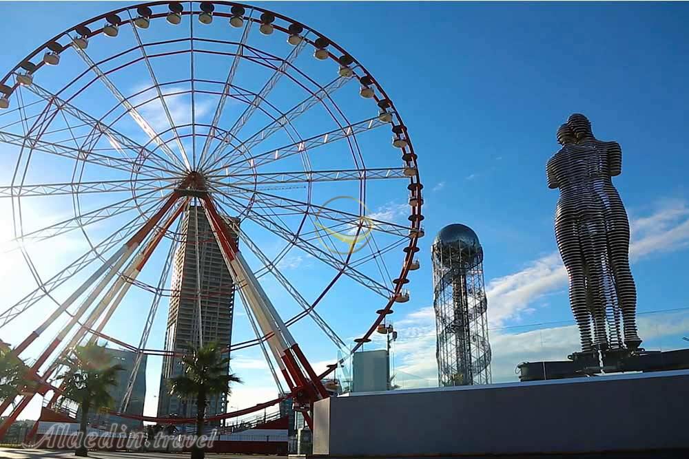 تندیس علی و نینو در باتومی - گرجستان | علاءالدین تراول