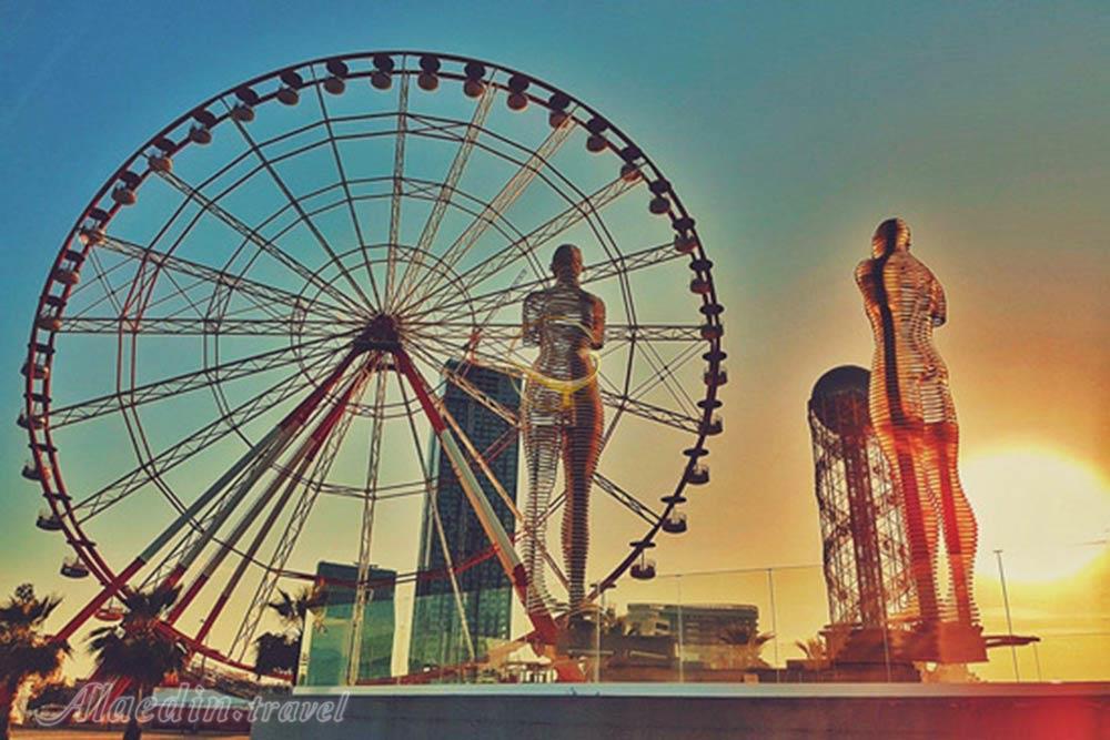 چرخ و فلک باتومی در گرجستان | علاءالدین تراول