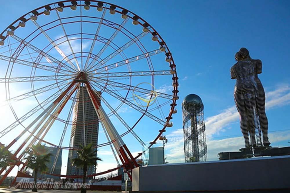 چرخ و فلک باتومی در گرجستان | علاءالدین تراول