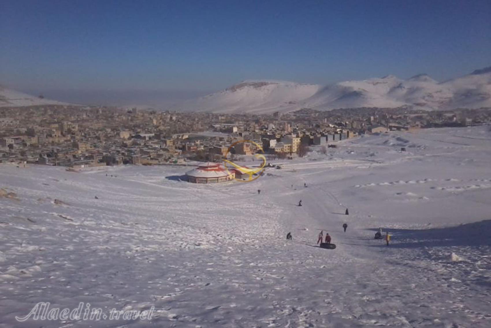 پیست اسکی نسار بیجار | علاءالدین تراول